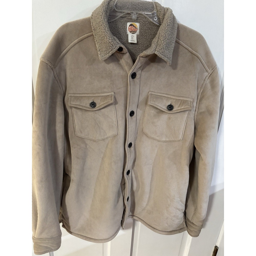 c c california Courdoroy Fleece Lined Jacket Men's Large